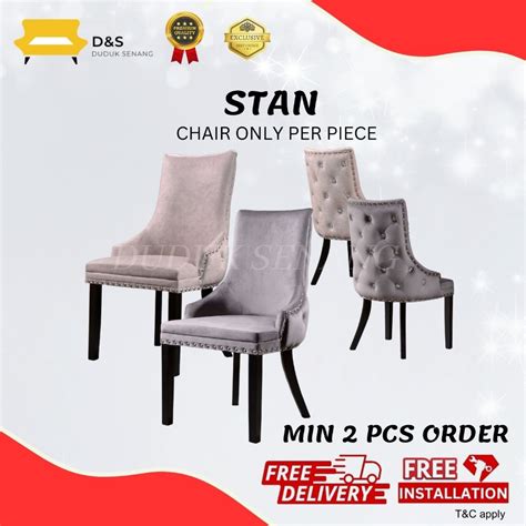 Stan Chesterfield Dining Chair Pc Kerusi Makan Chesterfield Design