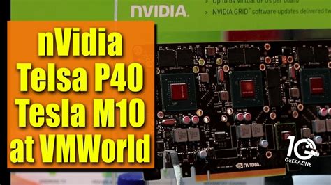 Nvidia Grid Tesla P40 M10 Gpu Over Cpu Performance Youtube