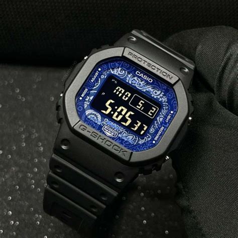 Casio G Shock Paisley Blue Series Radio Controlled Watch Gw B Bp Er