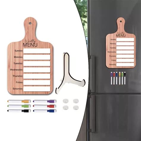 Planifiez Efficacement Vos Repas Avec Un Tableau De M Moire En Bois