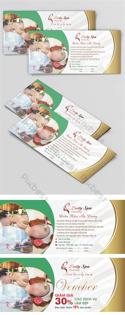 Luxury Spa Discount Voucher Design Model EPS CRD Template | CDR Free Download - Pikbest