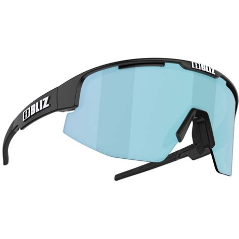 Bliz Matrix Glasses Matt Black Smoke With Ice Blue Multi Bike