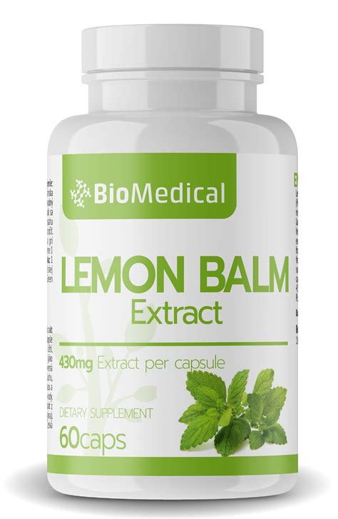 Lemon Balm Extract Elixir Of Life Fresh Nutrition 55 Off