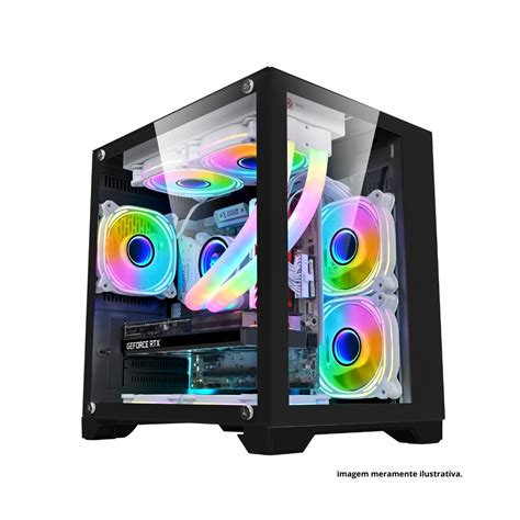 Gabinete Matx Brazilpc Gamer Bpc Cooler Sem Fonte Preto Br