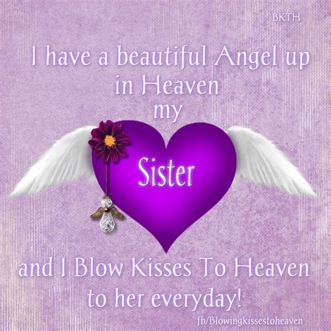 My Sister In Heaven Poem Missing My Sister In Heaven Quotes Missing