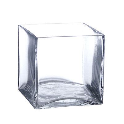 12 Pack 4 Inch Square Glass Vases Cube Vase 4 4x4x4 Centerpiece