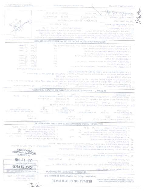 Fillable Online Elevation Certificate Supplemental Instructions Fax Email Print Pdffiller