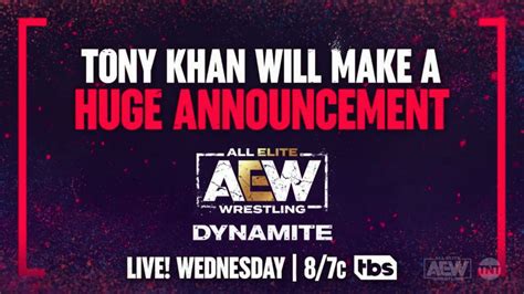 ‘huge Announcement Officially Set For This Weeks Aew Dynamite