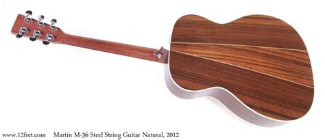 Martin M 36 Steel String Guitar Natural 2012