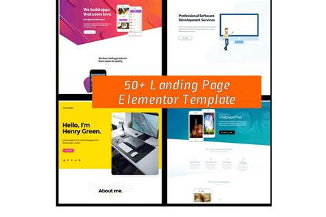 Elementor Landing Page Templates Graphic by Cade Design · Creative Fabrica