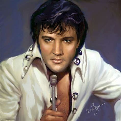 Elvis Art By Sara Lynn Sanders Elvis Presley Pictures Elvis Presley Born Elvis Presley Photos