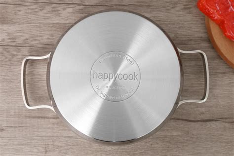 Nồi inox 3 đáy 20 cm Happycook N20 MLGP - Chính hãng, giá tốt