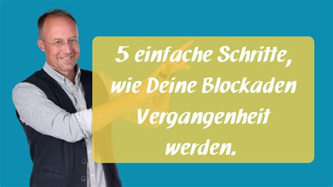 Innere Blockaden L Sen Mit Der Eft Klopftechnik Peter Braesigke