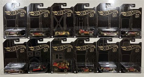 NEW Hot Wheels Pearl Chrome Th Anniversary Mix FULL SET