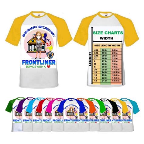 Barangay Secretary Raglan Shirt Sublimation Print Shopee Philippines