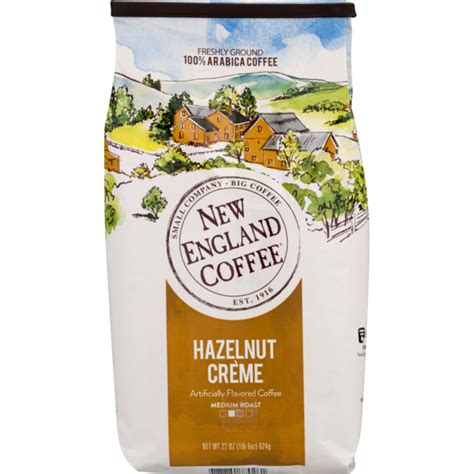 New England Coffee Hazelnut Creme Ground Coffee (22 oz) - Instacart