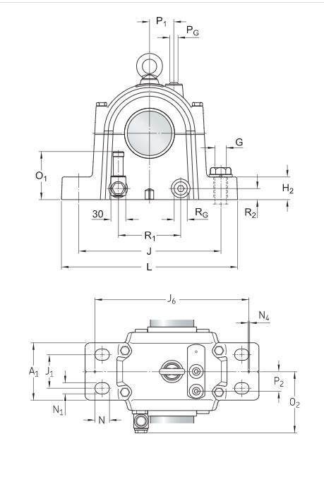 Mancal SONL 217 517 SKF Cofermeta Ferramentas