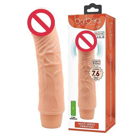 Vibrador Dildo Prótese 19 4cm x 4cm Silicone Ponto G Texturizado