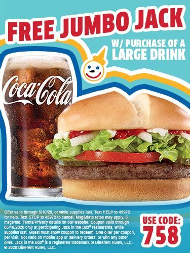 FREE Jumbo Jack Burger w/ Drink Purchase | VonBeau