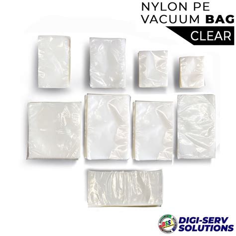 Nylon Pe Vacuum Bag For Vacuum Sealer Clear 5x7 6x8 8x11 7x12 6x11