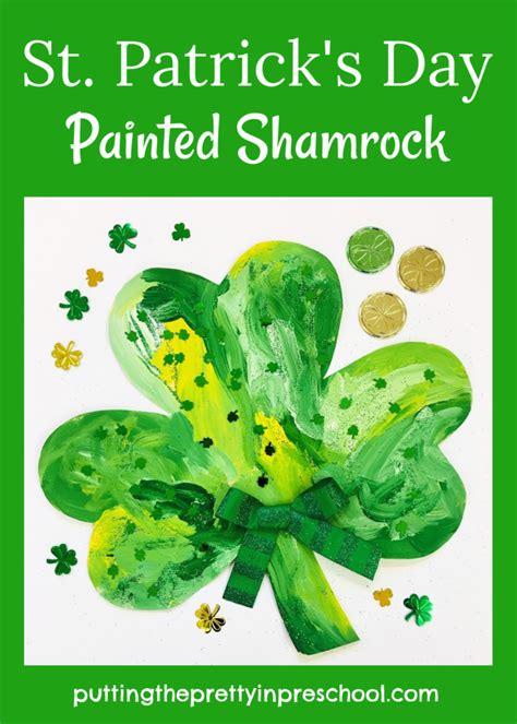 St. Patrick’s Day Painted Shamrock