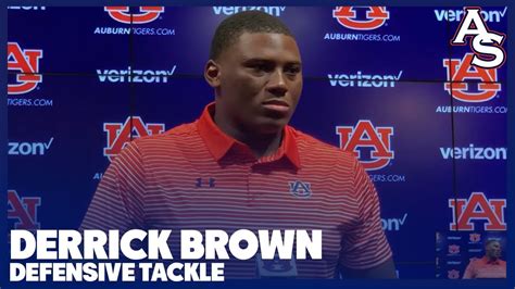 Auburn Tigers Football Derrick Brown Interview Tulane Week Youtube