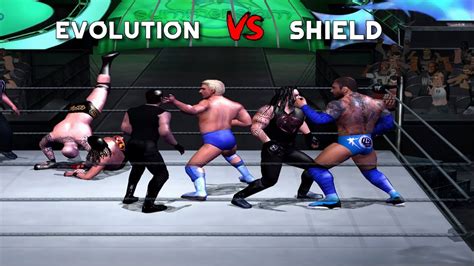 The Evolution Vs Shield Summerslam Tornado Tag Wwe Sd Here