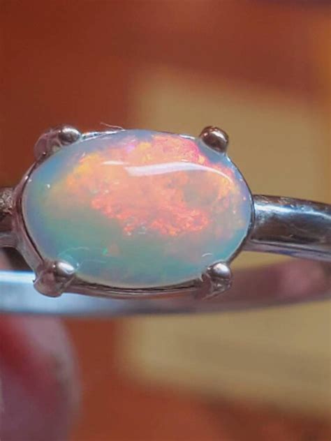 Engagement Ring Opal Engagement Ring Opal Jewelry Opal | Etsy