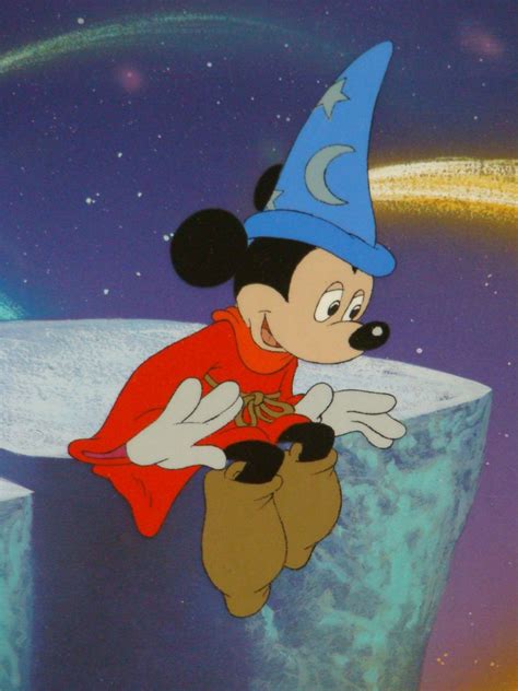 Mickey Mouse Sorcerer's Apprentice Cel 1980's