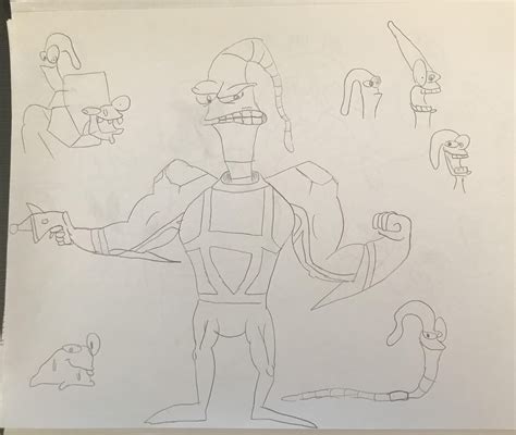 I redesigned the Earthworm Jim characters. : r/earthwormjim