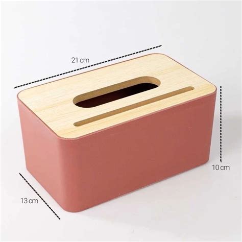 Jual Kotak Tempat Tisu Kayu Estetik Tissue Box Tisu Dispenser Wood