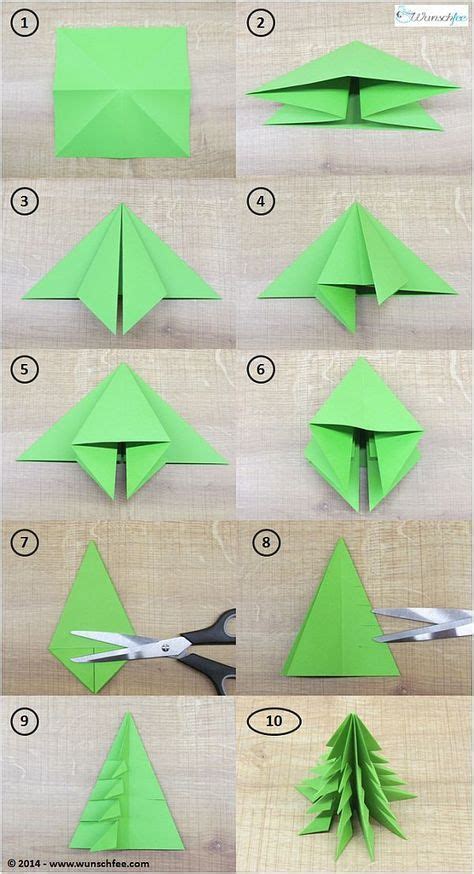 Origami Ideas Origami Paso A Paso Arbol De Navidad