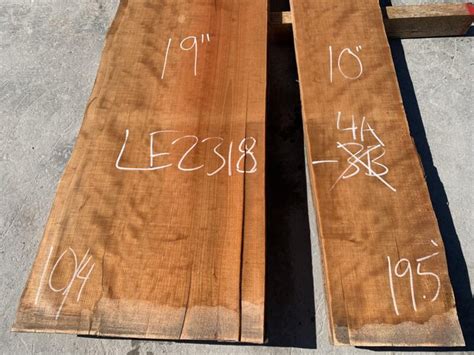 Curly Cherry Slab Le A Irion Lumber Company