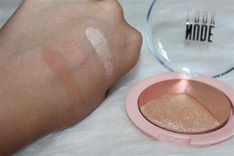 Палетка для контуринга Golden Rose Nude Look Baked Trio Face Powder 3 в