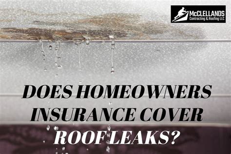 Does Homeowners Insurance Cover Roof Leaksdoes Homeowners Insurance