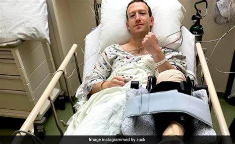 Mark Zuckerberg Undergoes Surgery After Knee Injury Shares Pics On