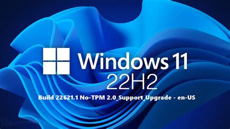 Windows V H Build No Tpm Support Upgrade En Us