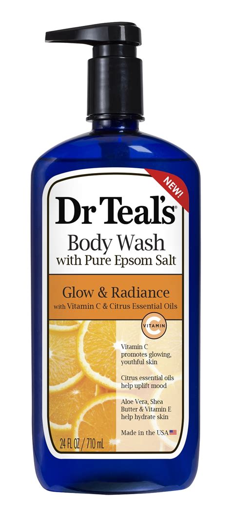 Dr Teal S Glow Radiance Body Wash With Vitamin C And Citrus Essential