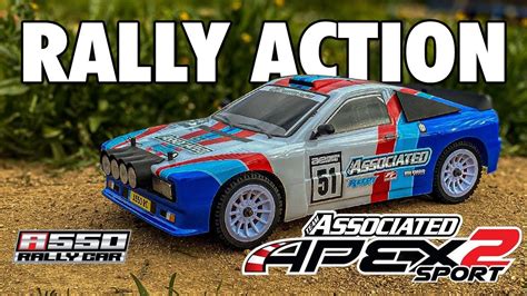 Video Team Associated Apex2 Sport A550 Rally Car Unboxing CompetitionX