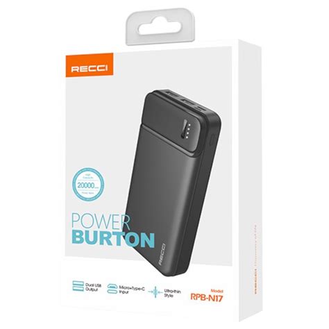 Power Bank Recci Rpb N Power Burton