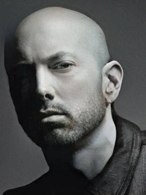Im I The Only One Who Thinks Eminem Looks Bad Ass Bold But With A Beard R Eminem