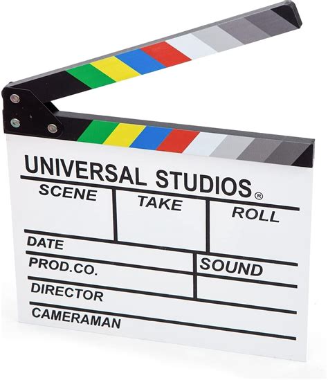 Director Movie Clapboard Film Slate Wooden Clapper Board Color Clap