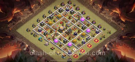 Best Max Levels War Base TH11 With Link Anti Everything 2024 Town