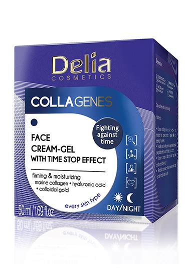 Firming Moinsurizing Face Cream Gel Collagenes Delia Cosmetics