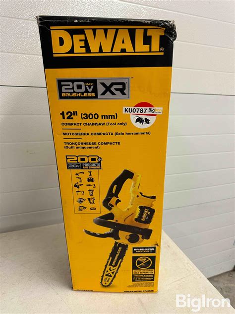 Dewalt 12” Compact Chainsaw Bigiron Auctions