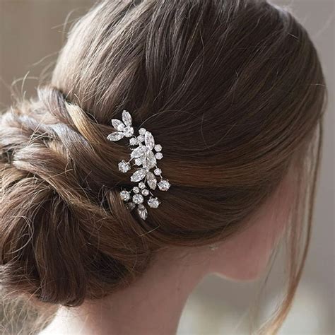 Jakawin Bride Wedding Hair Comb Crystal Bridal Hair Accessories Hair