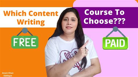 Which Content Writing Course To Choose Free Or Paid Content Writing