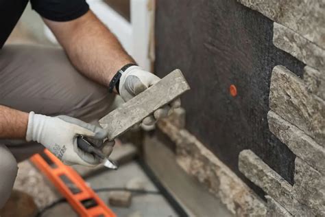 stone cladding installation      evolve stone