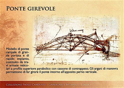 Le Macchine Di Leonardo Ponte Ad Archi Girevole