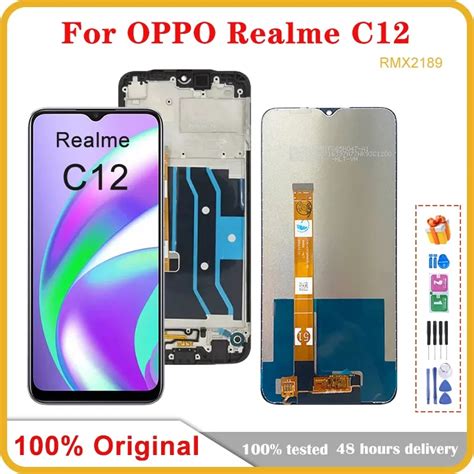 6 5 Original For OPPO Realme C12 RMX2189 LCD Display Touch Screen